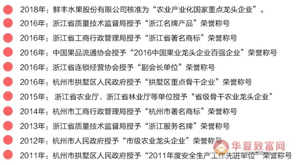 鲜丰水果加盟